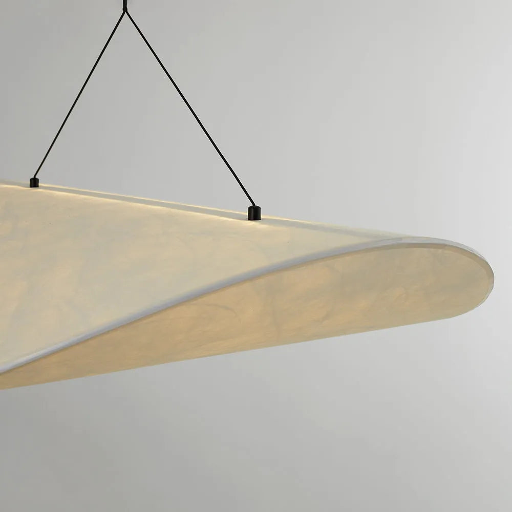 Subekode Vintage Art Deco Pendant Light Metal Silk White Living Room/Hall/Art Gallery