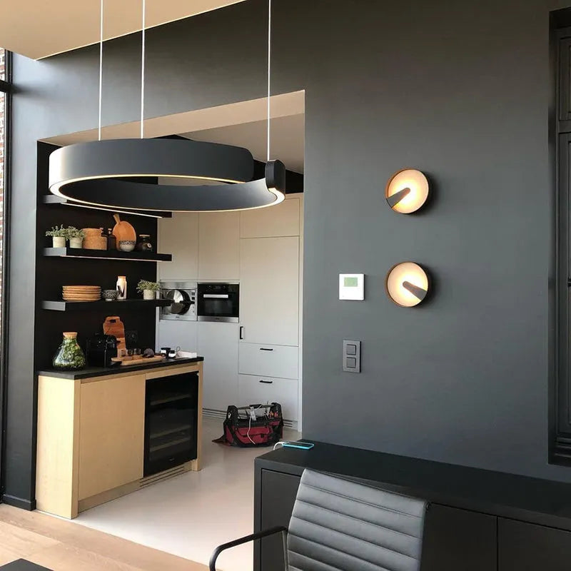 Soriel Pendant Light Luxury Minimalist LED Ring-Neutral Decor