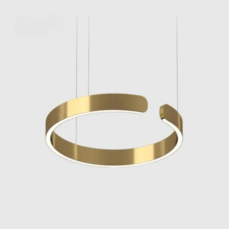 Soriel Pendant Light Luxury Minimalist LED Ring-Neutral Decor