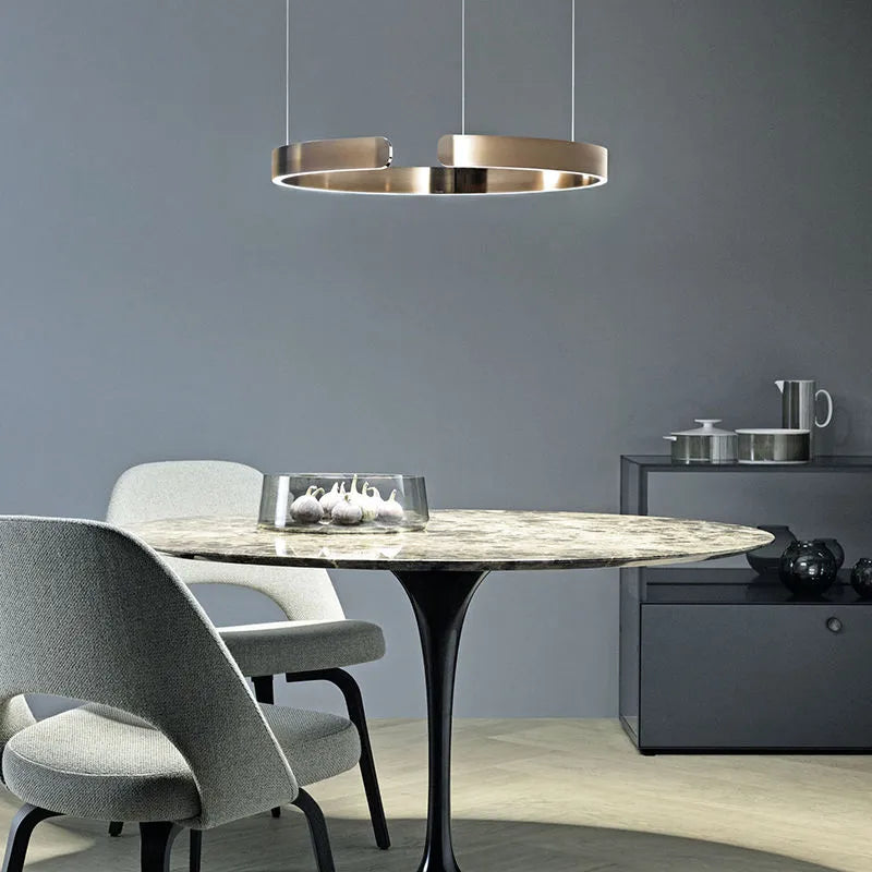 Soriel Pendant Light Luxury Minimalist LED Ring-Neutral Decor
