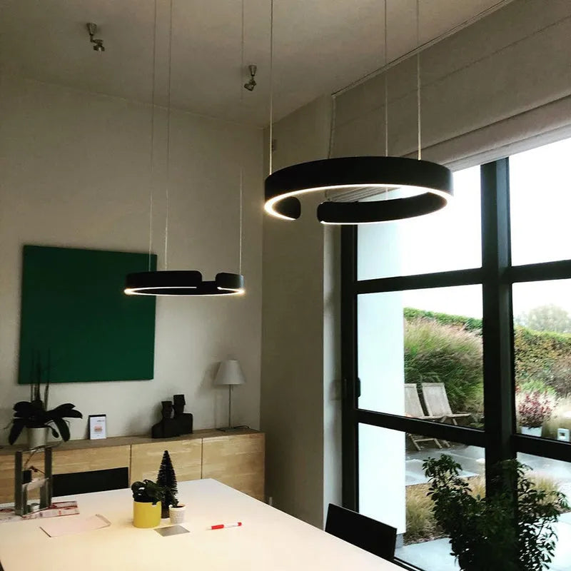 Soriel Pendant Light Luxury Minimalist LED Ring-Neutral Decor