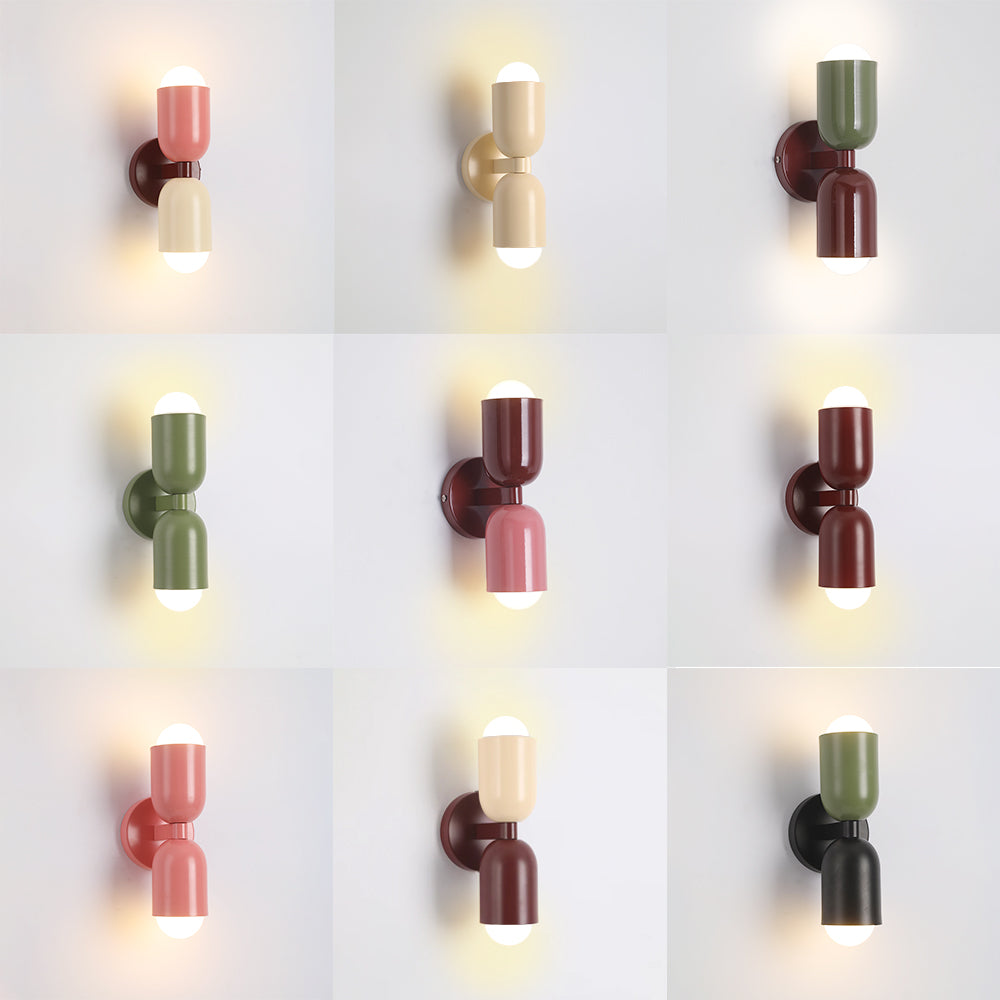 Surix Double-Headed Colorful Wall Lamp-Neutral Decor