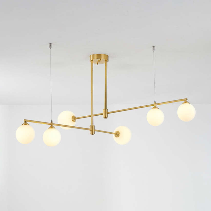 Wulukon Modern Golden Bubble Copper Pendant Light