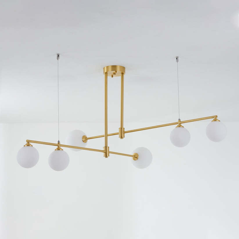 Wulukon Modern Golden Bubble Copper Pendant Light