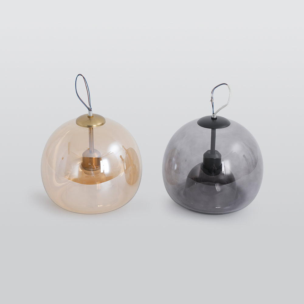 Laru Glass Semi-Flush Mount Ceiling Light/Pendant Light-Neutral Decor