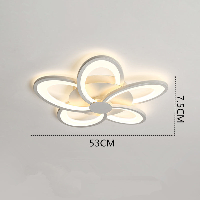 Tiguram Flower Shape Ceiling Light White , 2 Style
