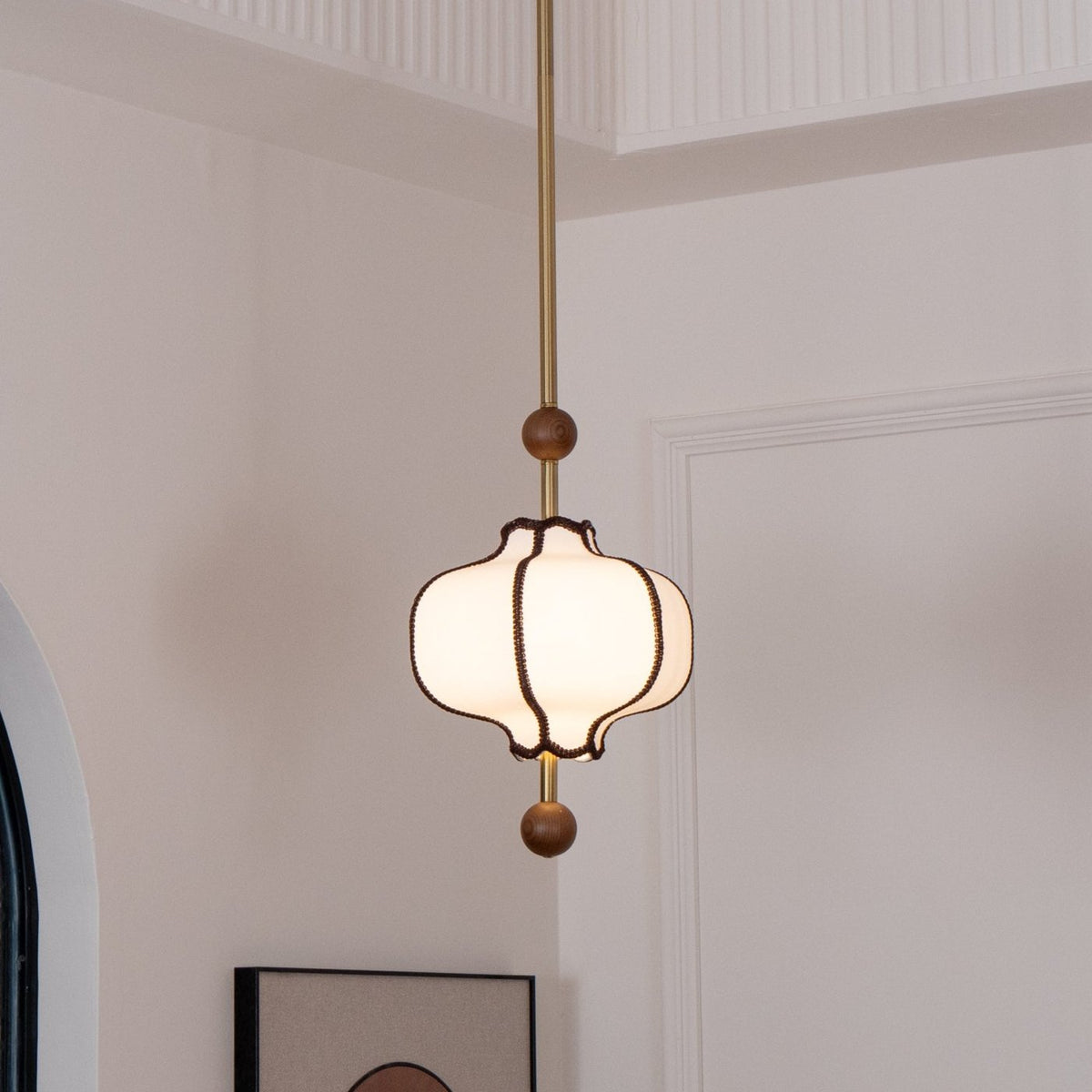 Wegitil Pendant Light Lantern Fabric