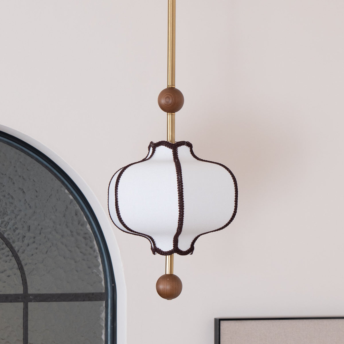 Wegitil Pendant Light Lantern Fabric