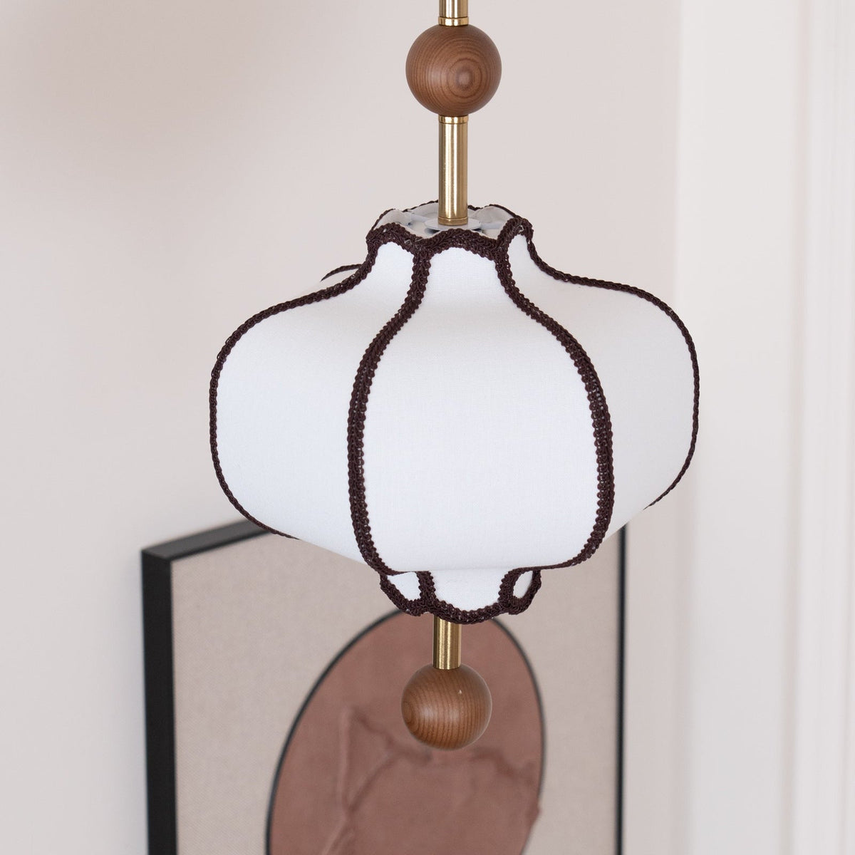 Wegitil Pendant Light Lantern Fabric