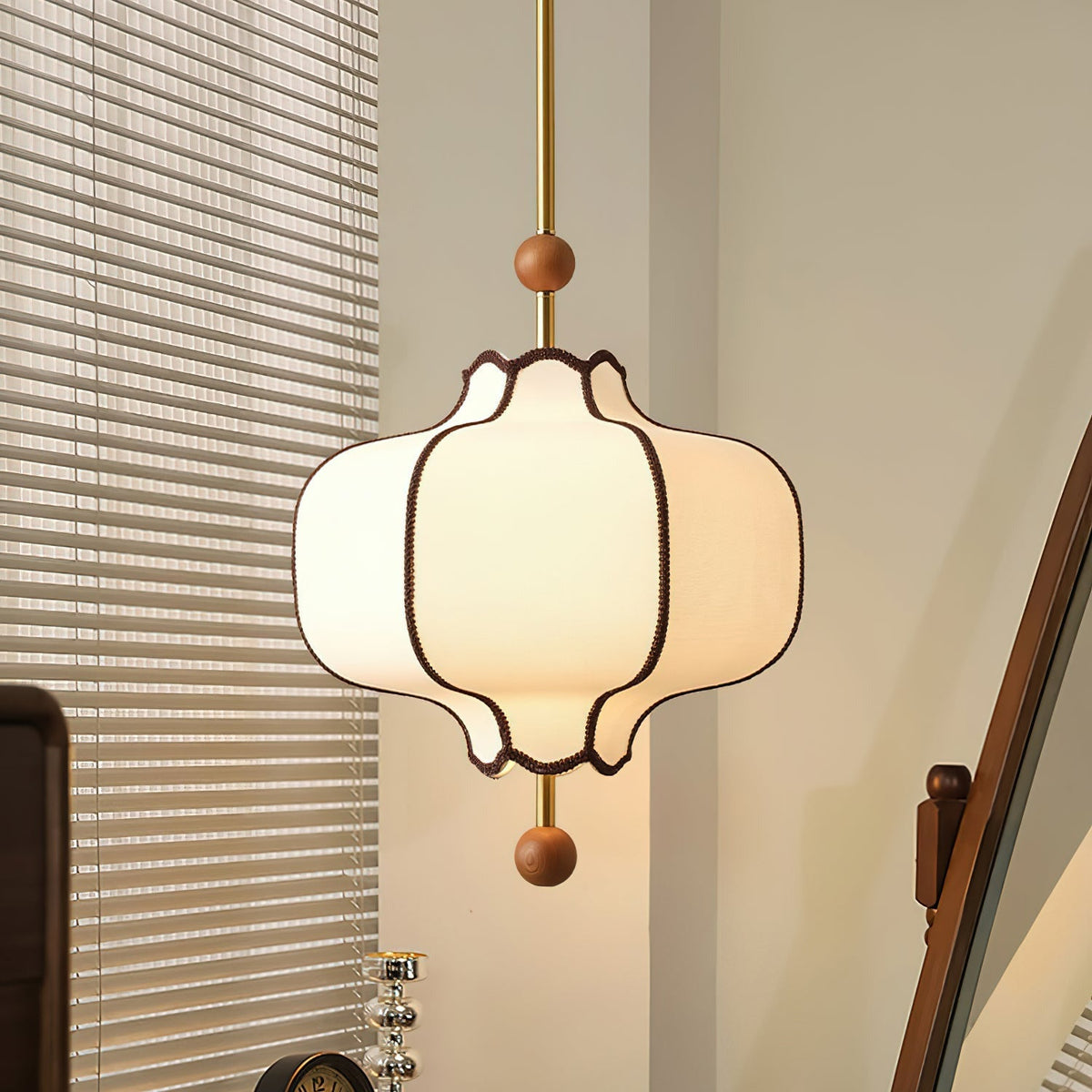 Wegitil Pendant Light Lantern Fabric