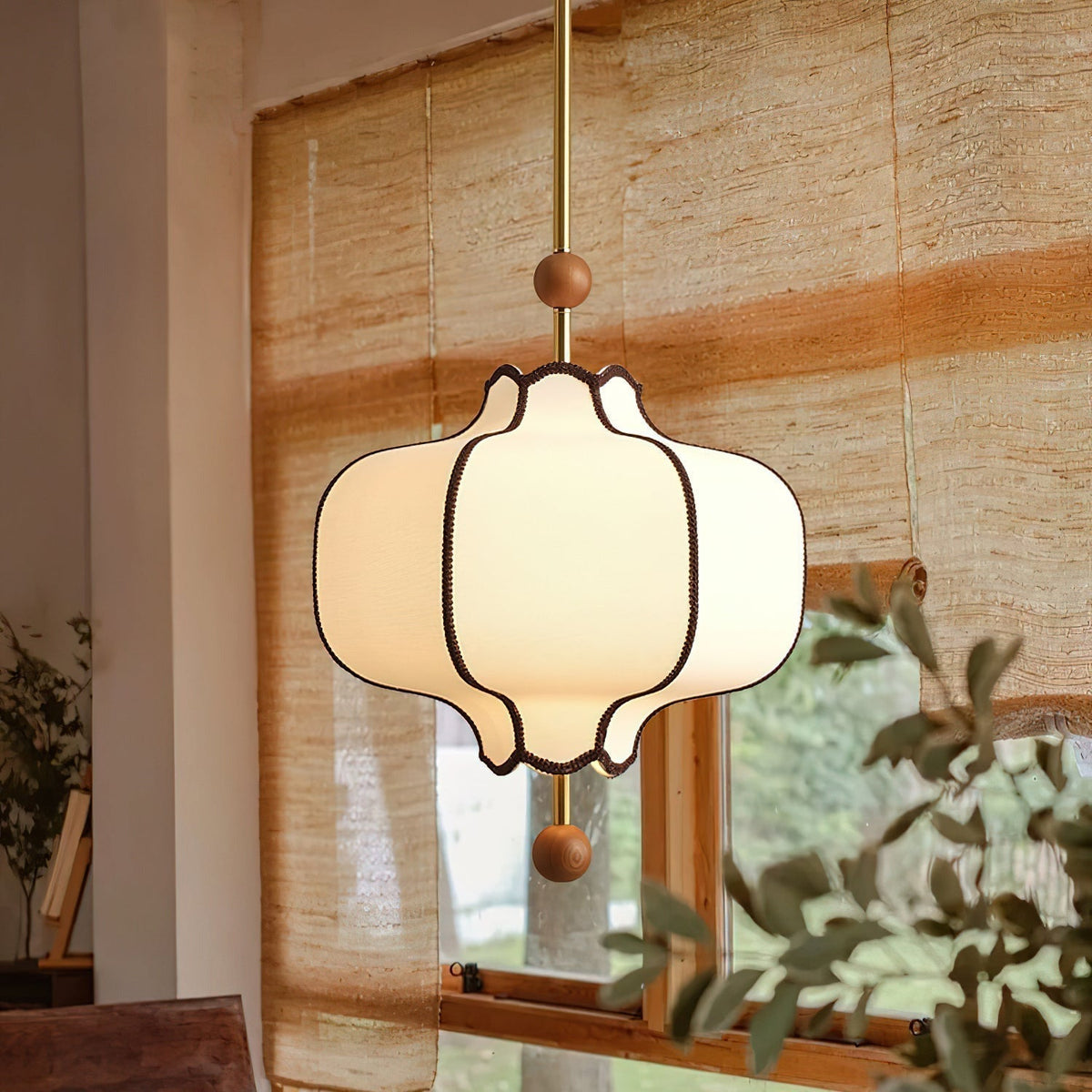 Wegitil Pendant Light Lantern Fabric