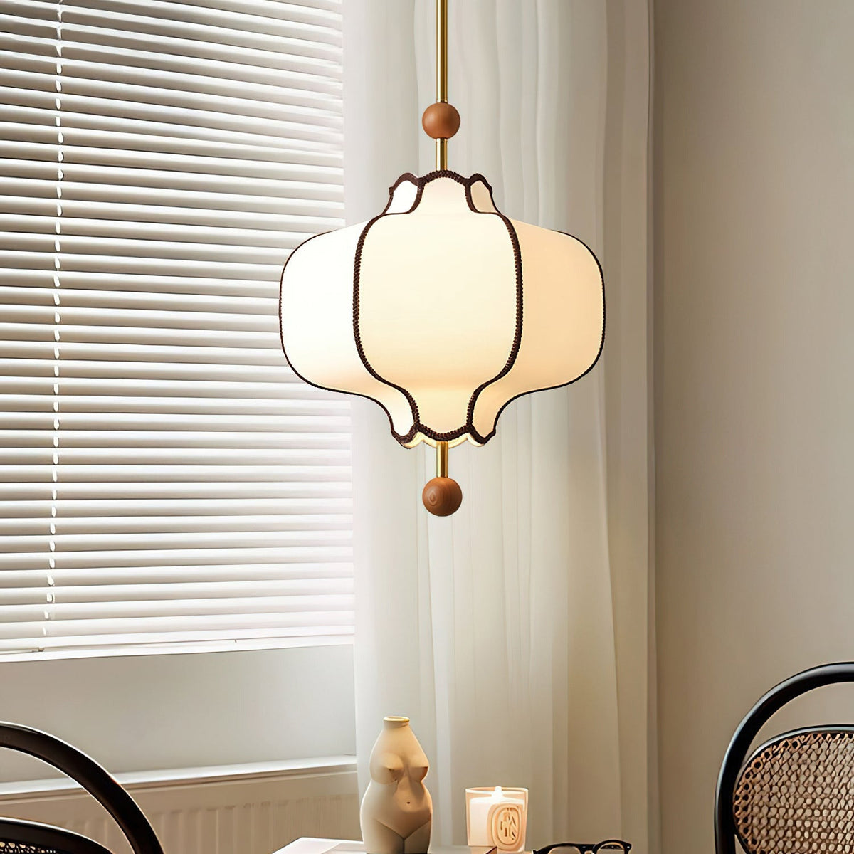 Wegitil Pendant Light Lantern Fabric