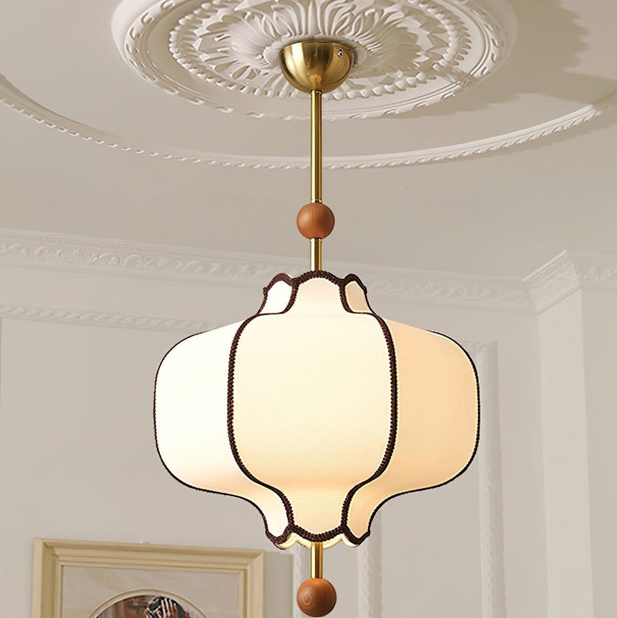 Wegitil Pendant Light Lantern Fabric