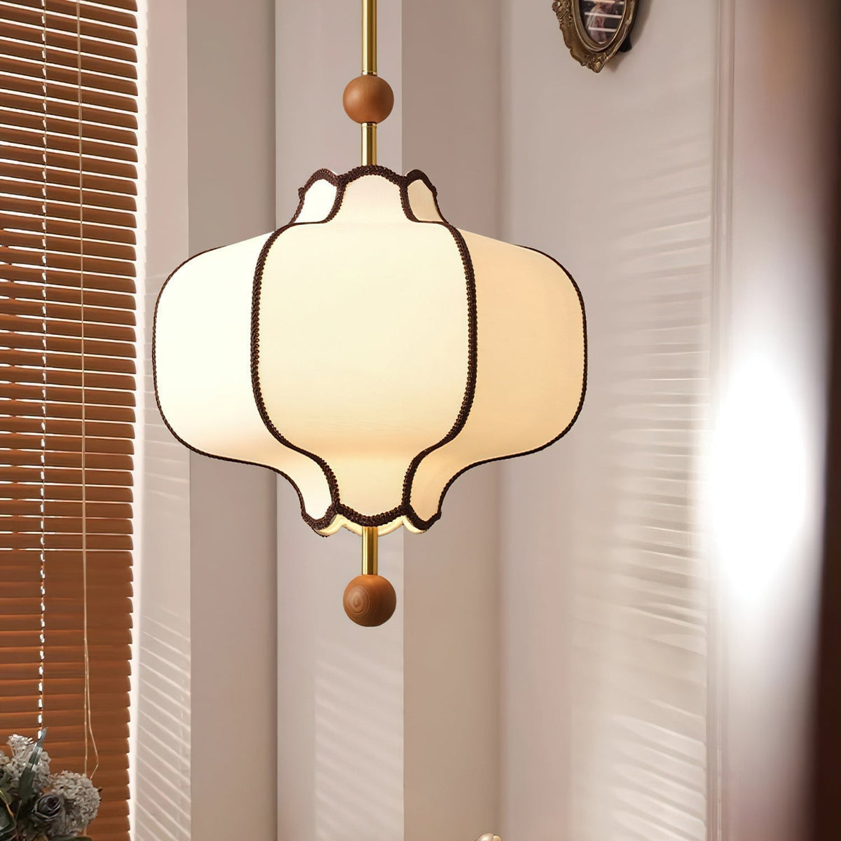 Wegitil Pendant Light Lantern Fabric