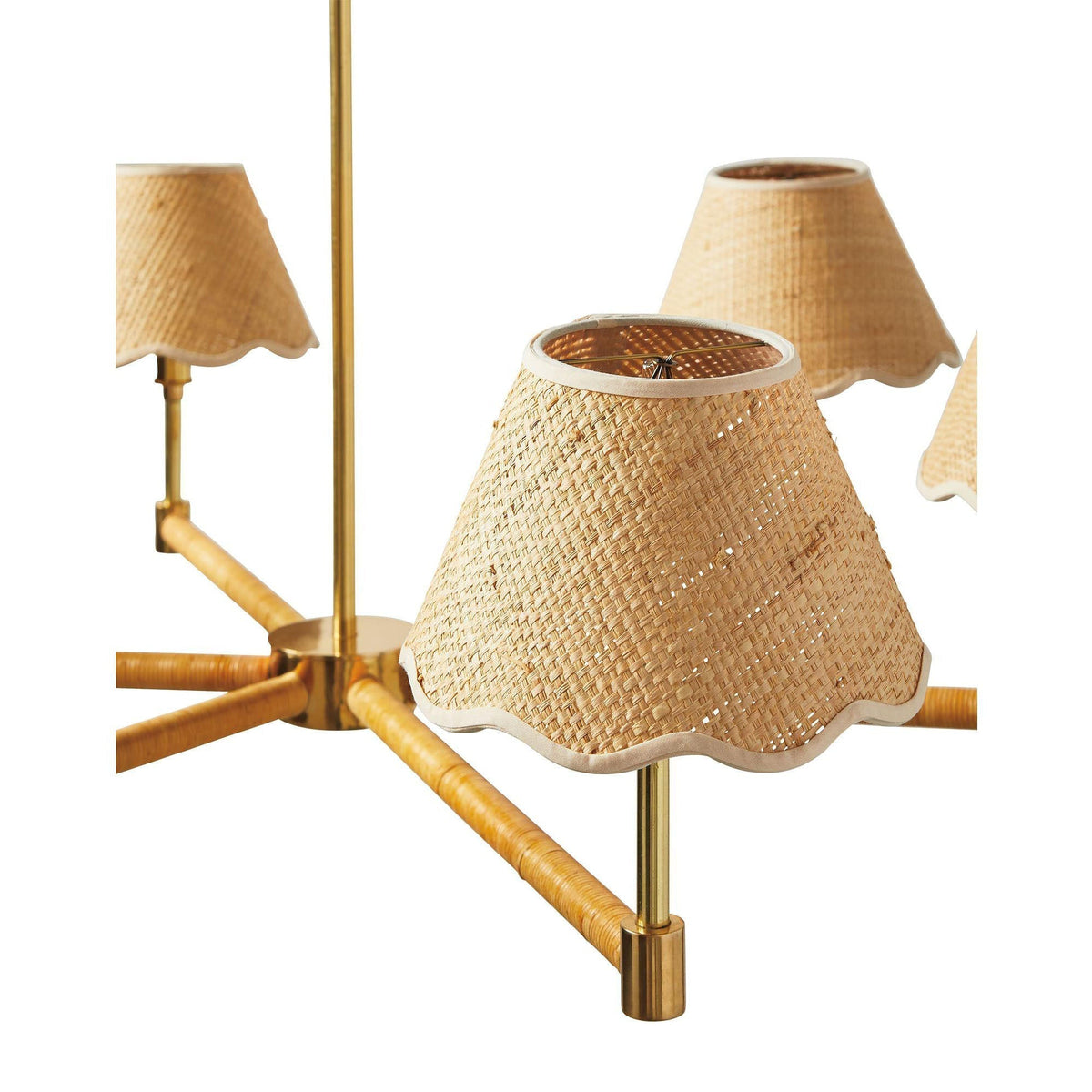 Larkspur Modern Brass Chandelier