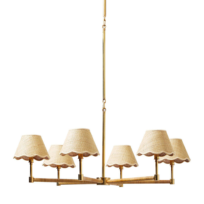 Larkspur Modern Brass Chandelier