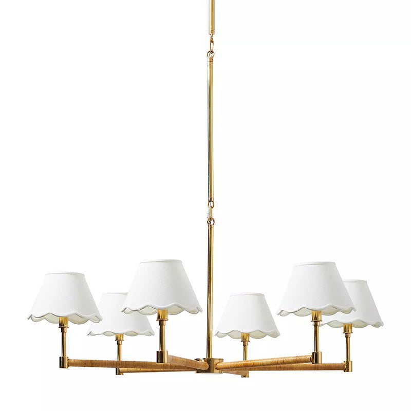 Larkspur Modern Brass Chandelier