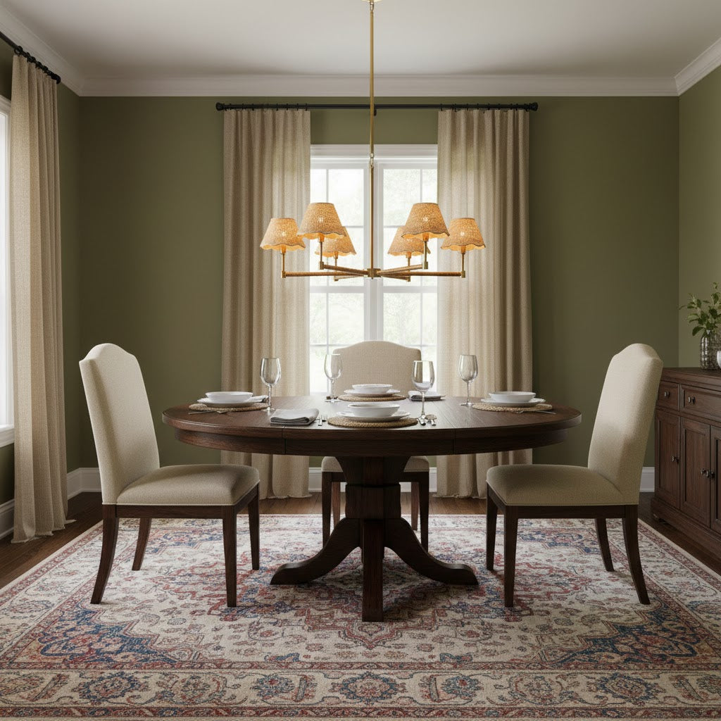 Larkspur Modern Brass Chandelier