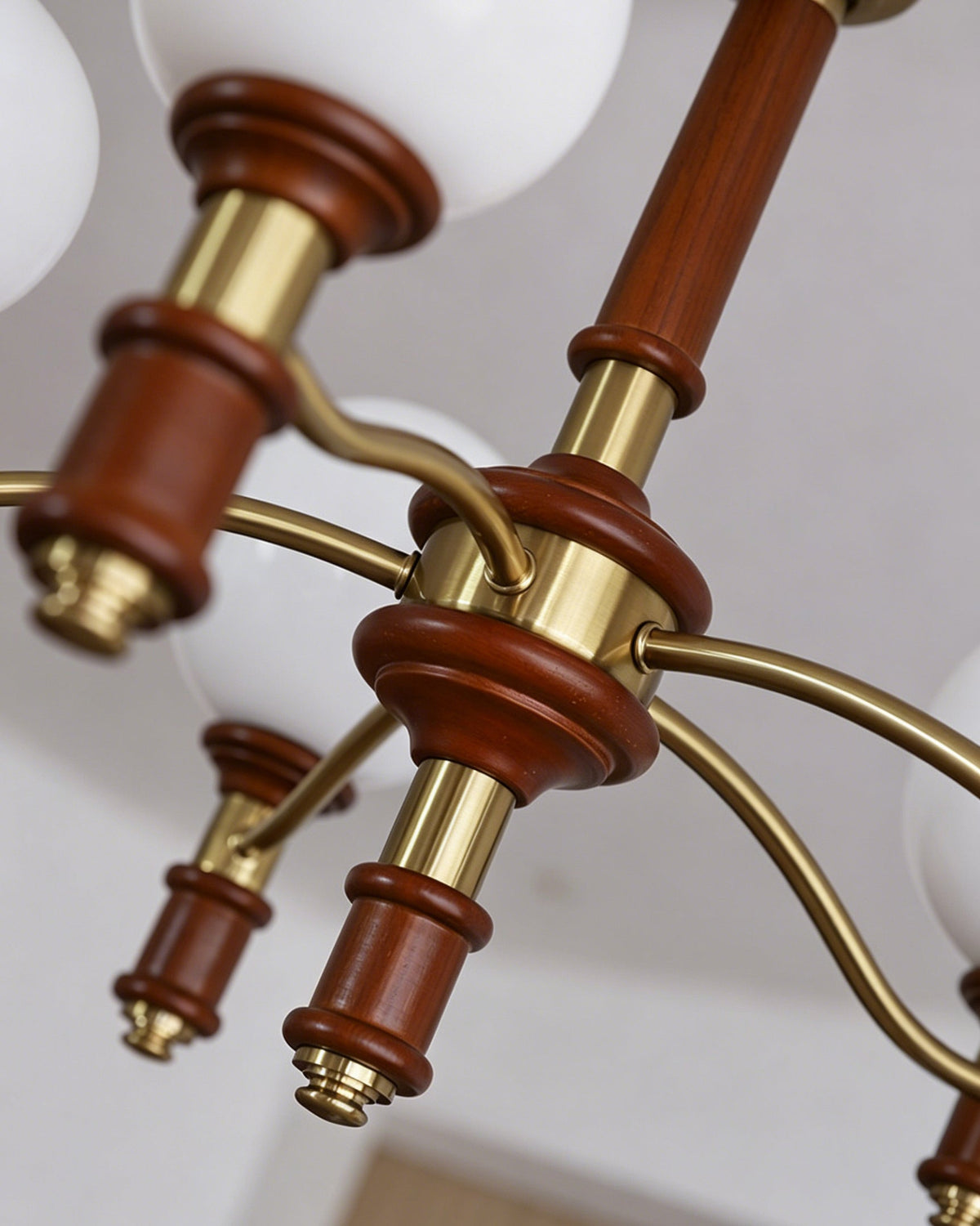 Laurelhurst Walnut Globe Chandelier