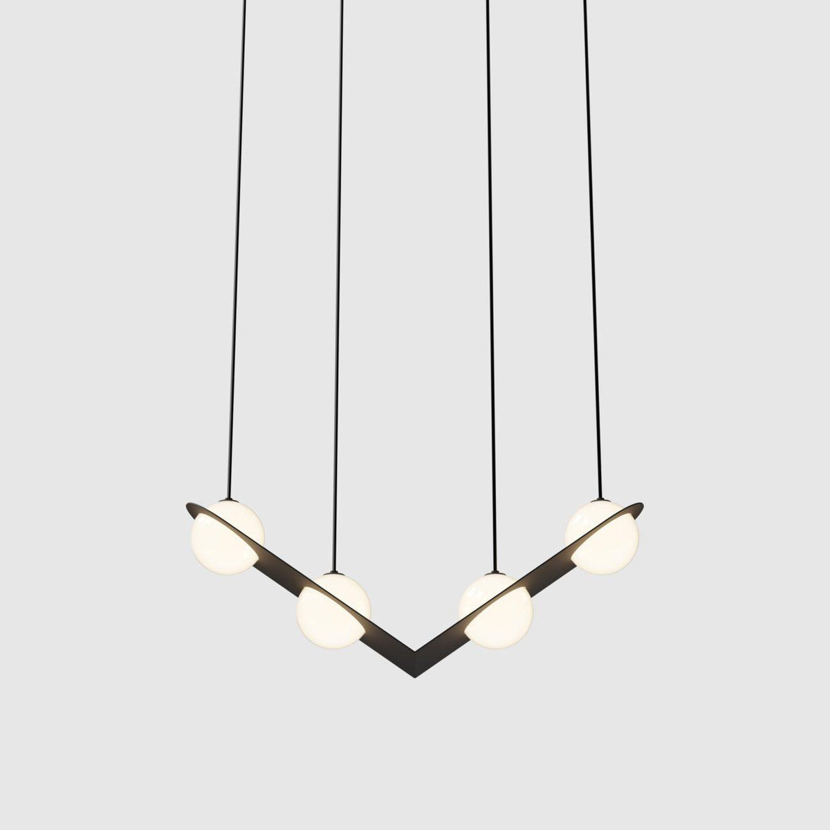 Jedokun Black Glass Pendant Lamp