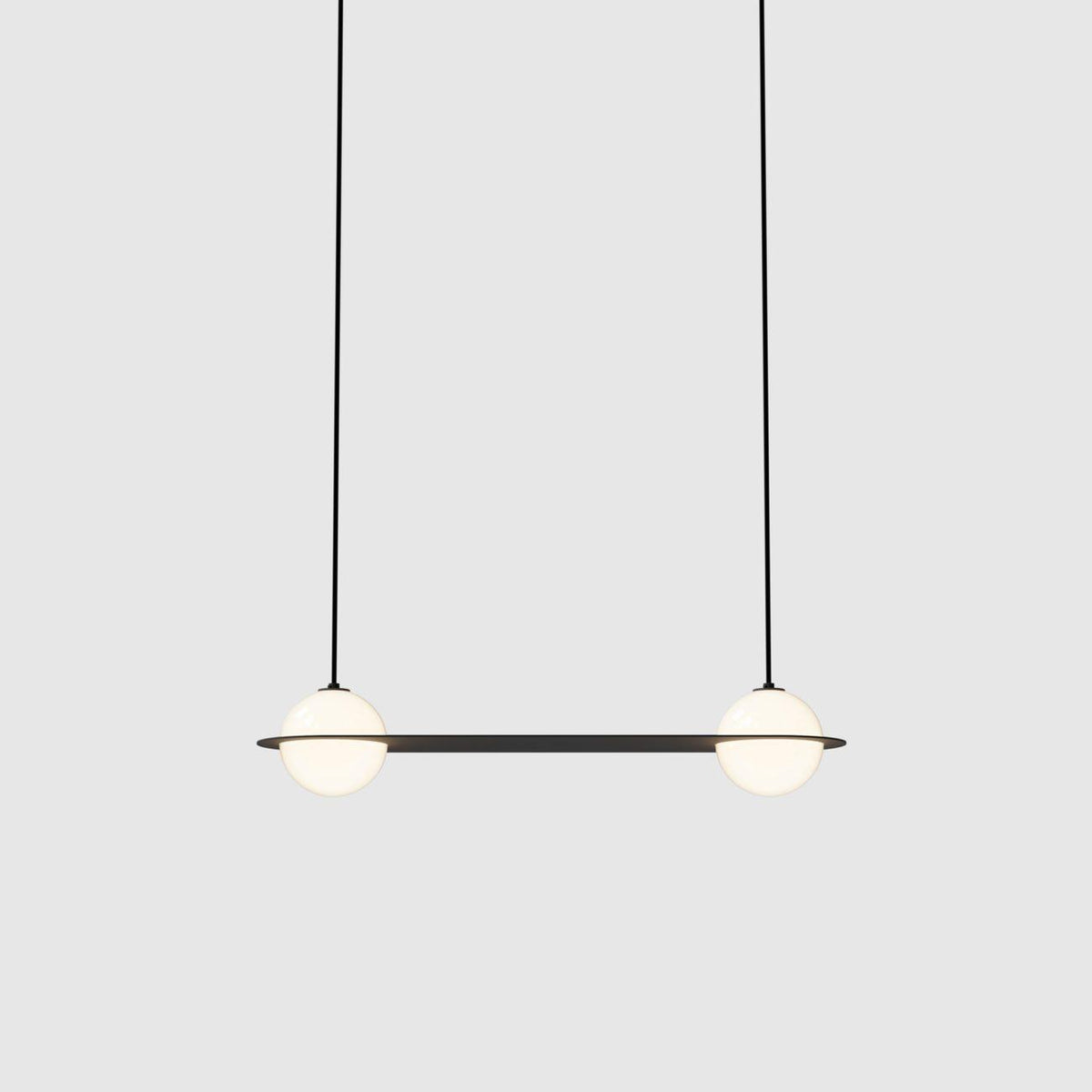 Jedokun Black Glass Pendant Lamp