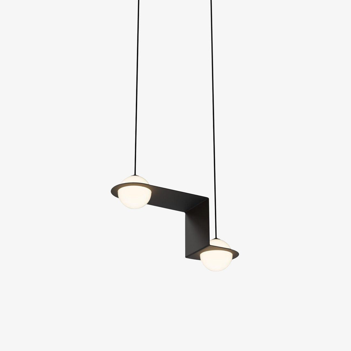 Irenol Black Contemporary Pendant Lamp