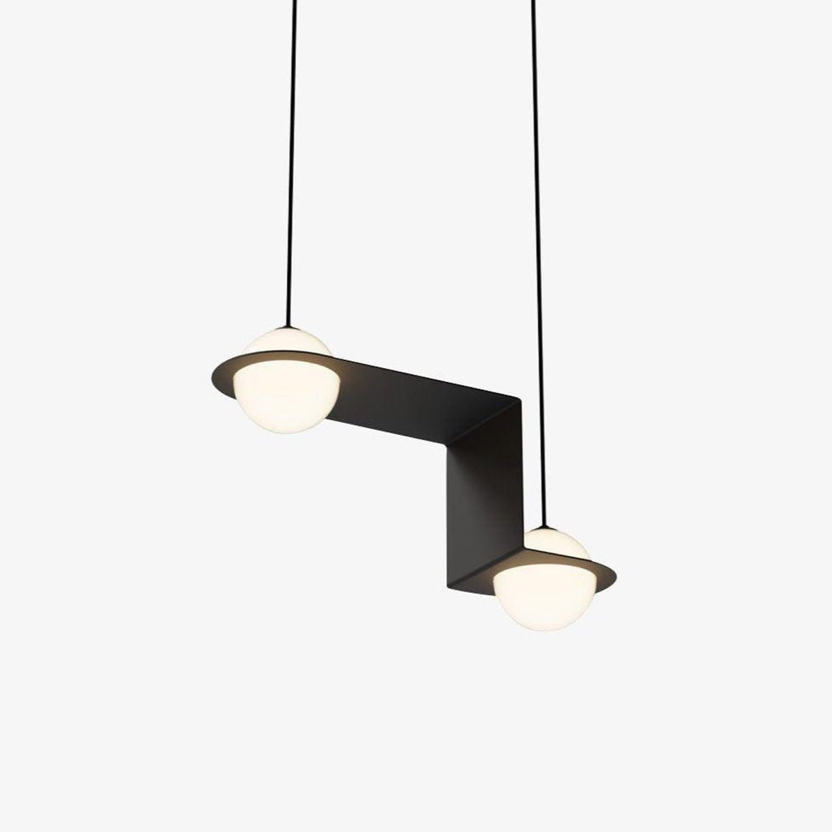 Irenol Black Contemporary Pendant Lamp