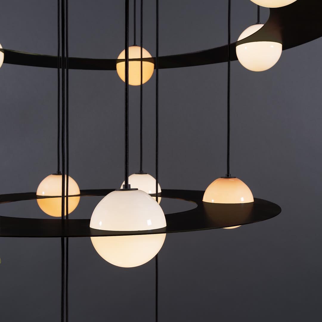Irenol Black Contemporary Pendant Lamp