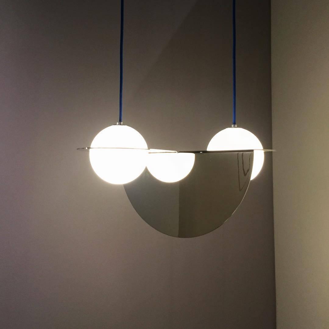 Irenol Black Contemporary Pendant Lamp