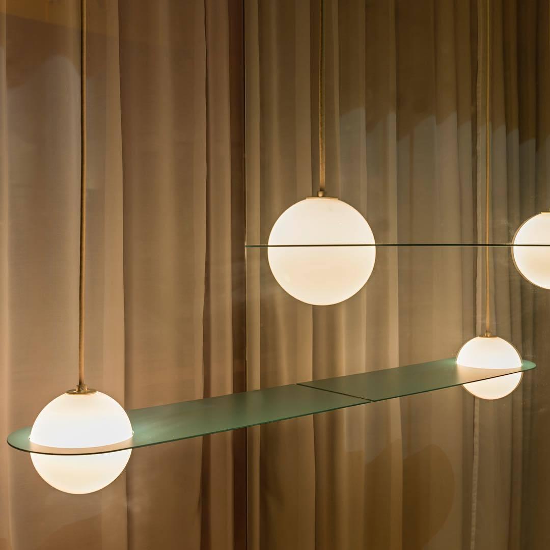 Irenol Black Contemporary Pendant Lamp