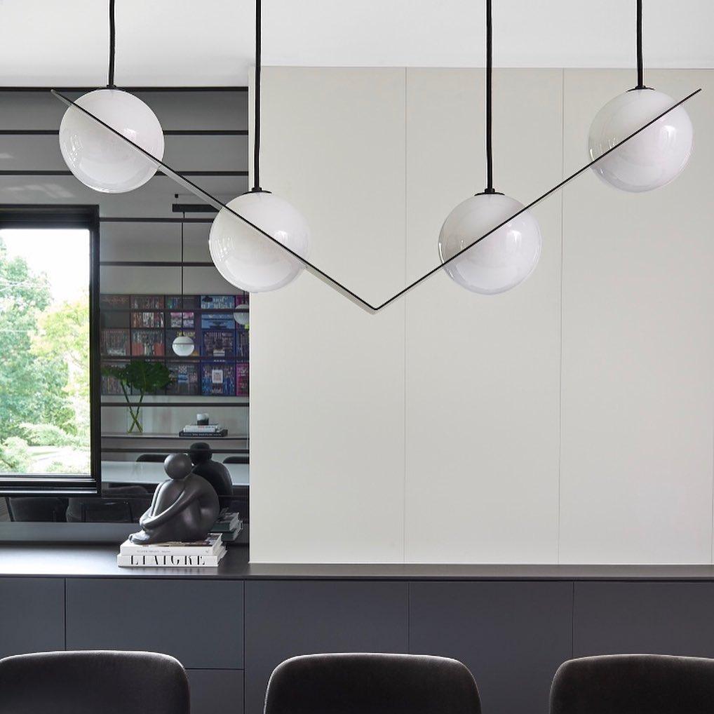 Jedokun Black Glass Pendant Lamp