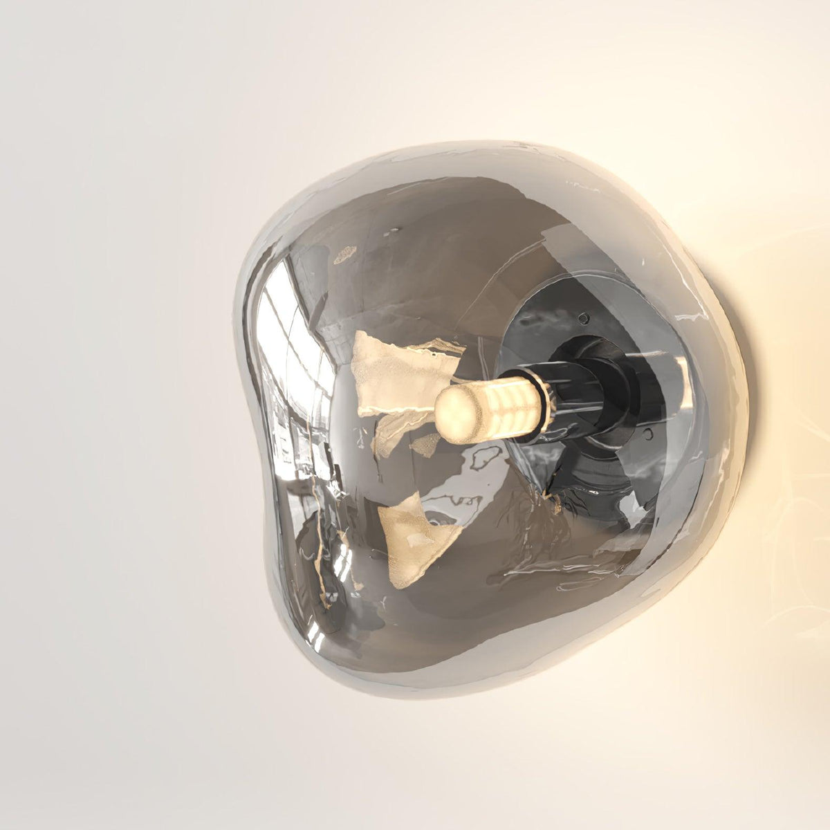 Leni Amber Glass Wall Lamp