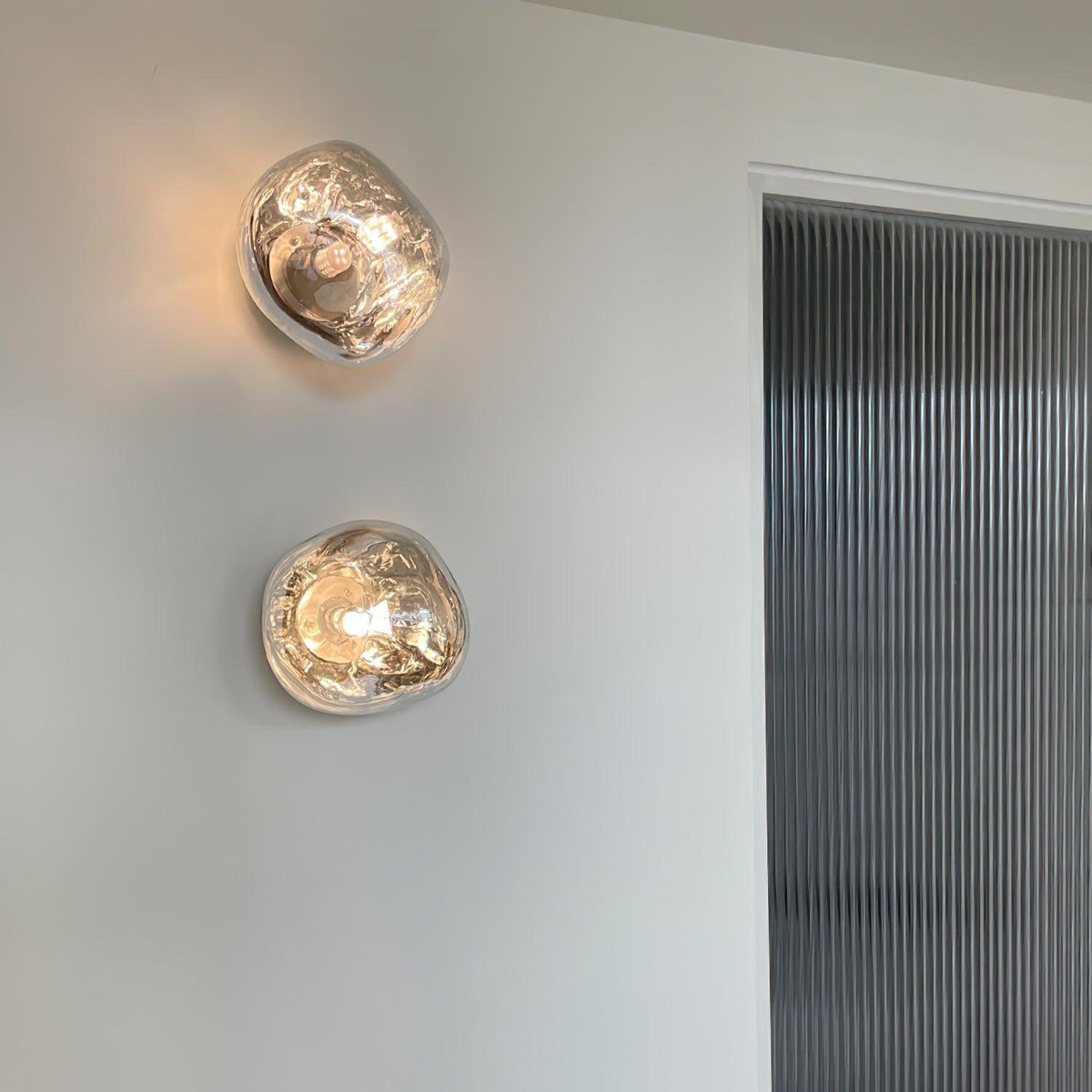 Leni Amber Glass Wall Lamp