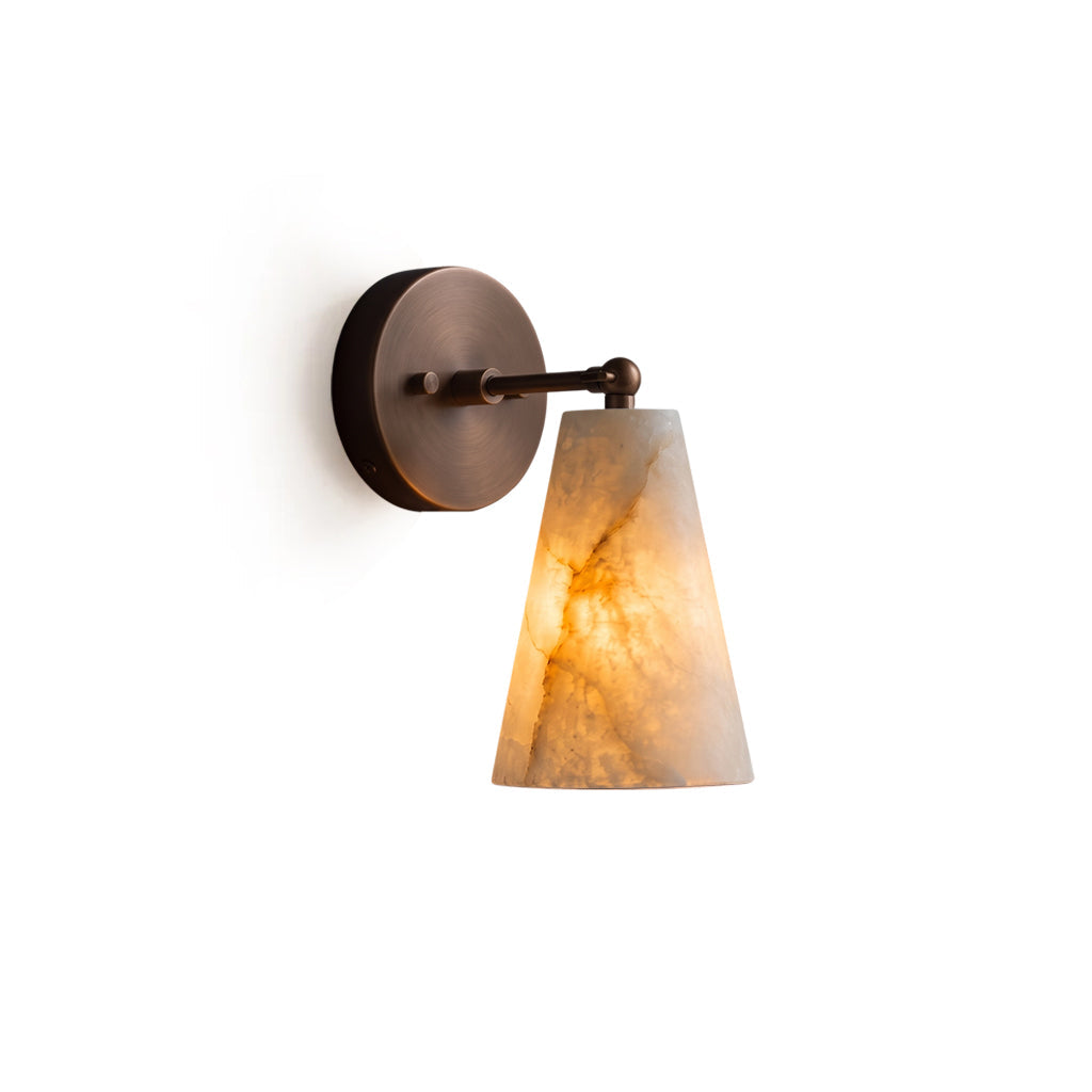 Castercombe Alabaster Wall Sconce