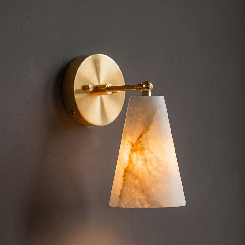 Castercombe Alabaster Wall Sconce