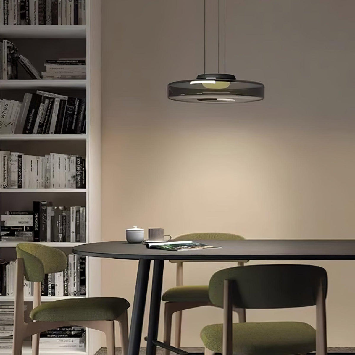 Lioralaine Pendant Lamp Glass Circles Multi-Level
