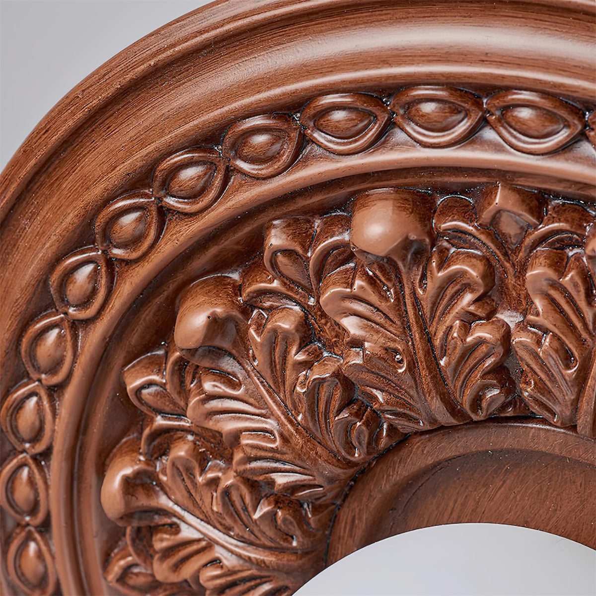 Elya Vintage Carved Ceiling Light with Globe Shade