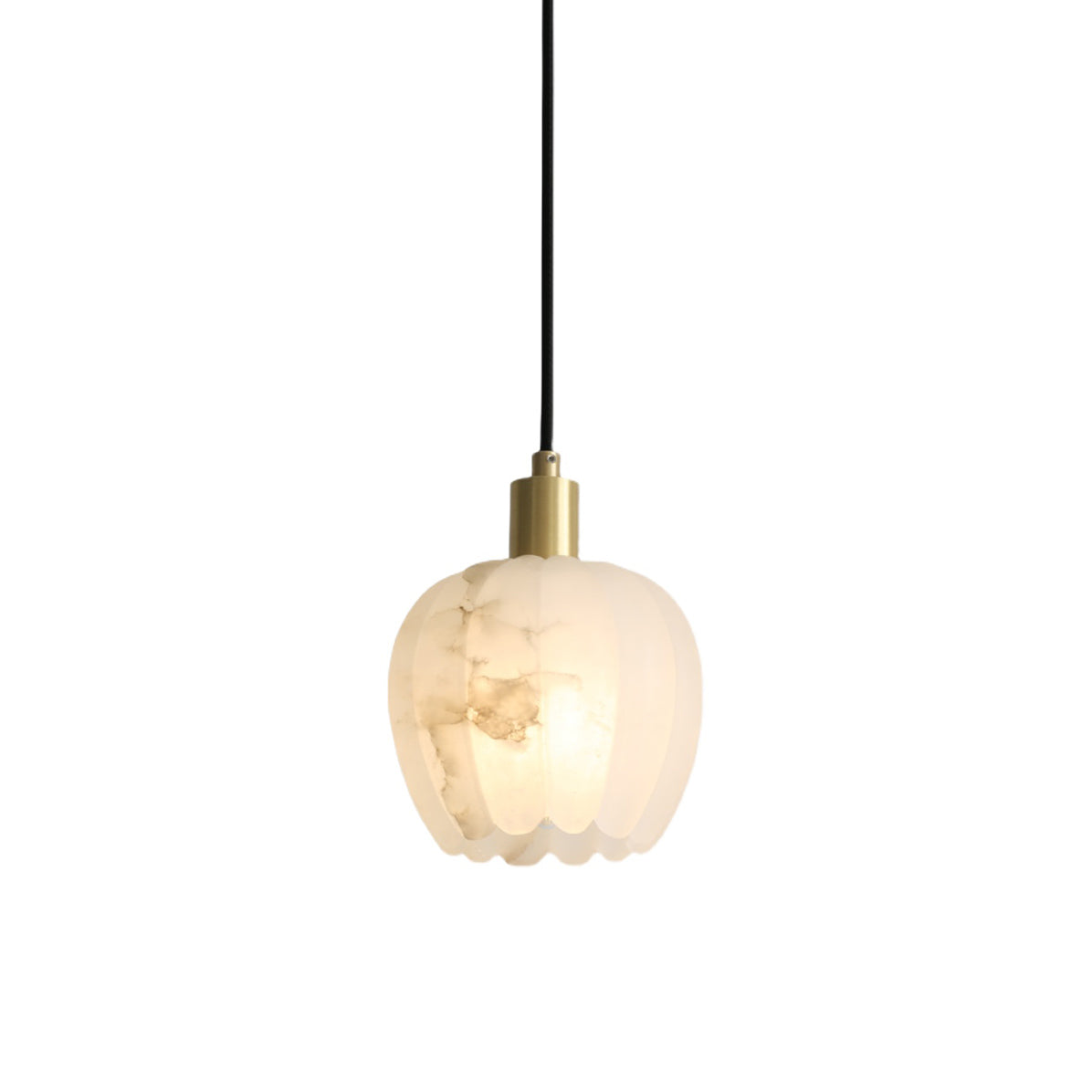 Topisor Pendant Light Flower-shaped Alabaster