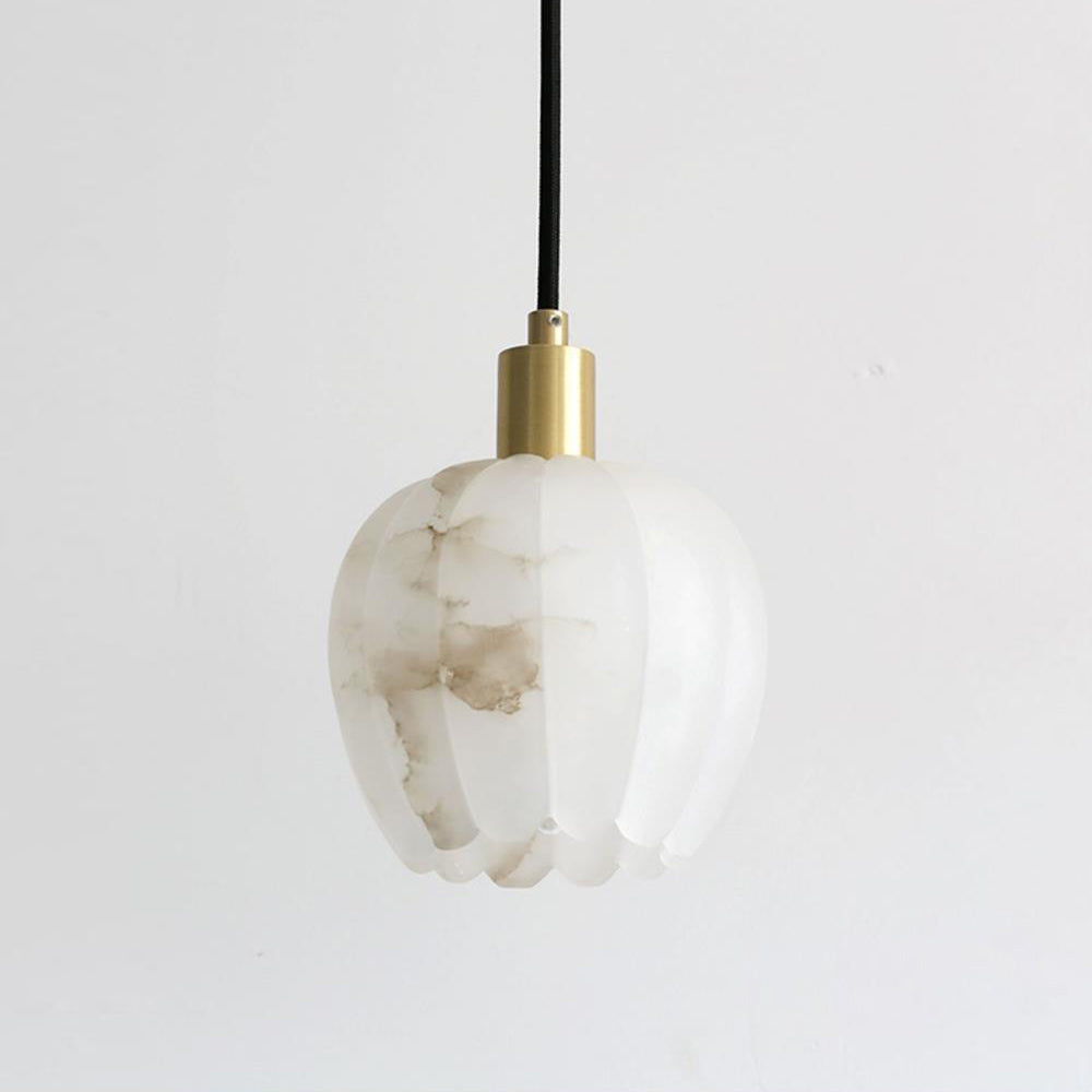 Topisor Pendant Light Flower-shaped Alabaster