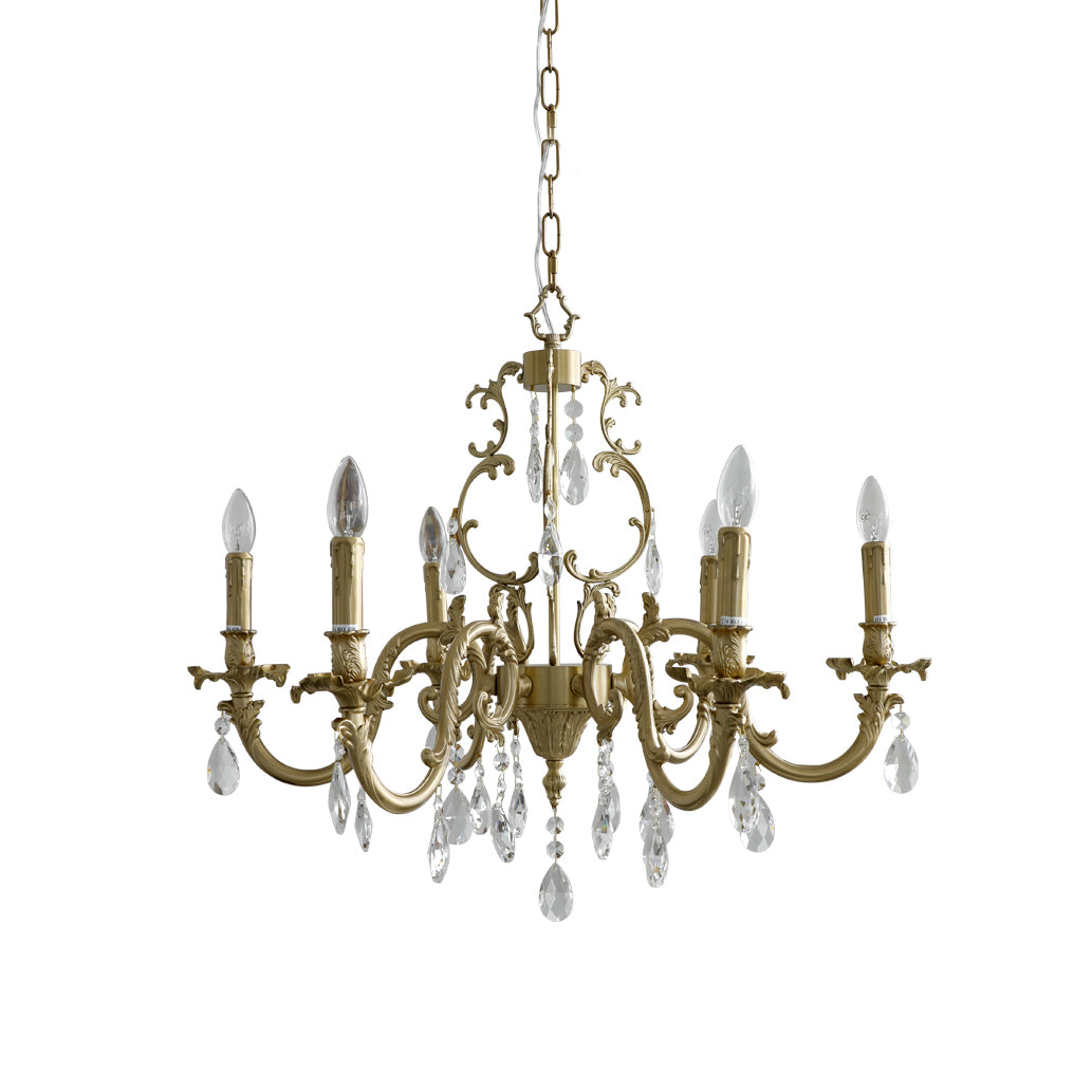 Foluves Chandeliers Luxurious Crystal