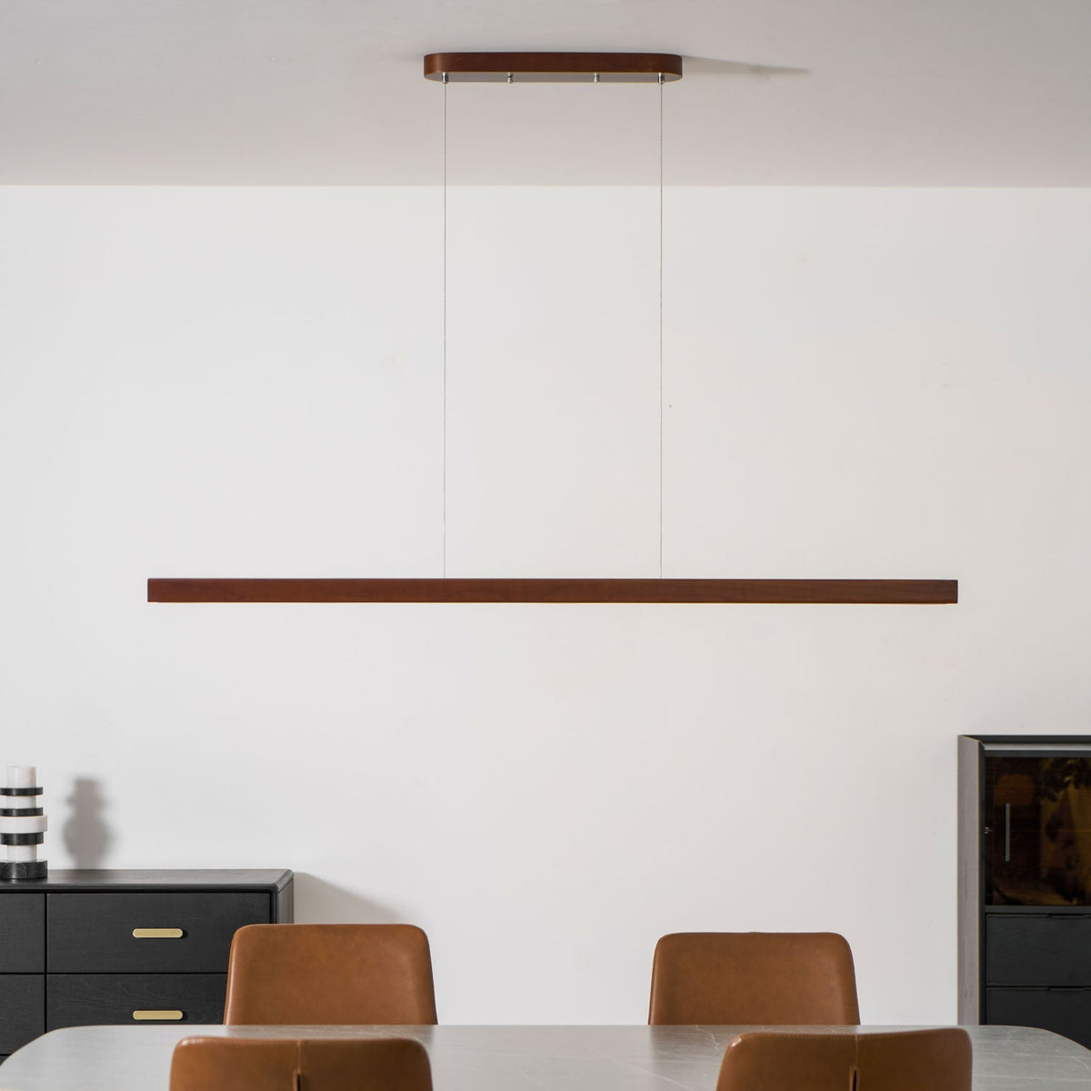 Calderwood Linear Wooden Pendant Light