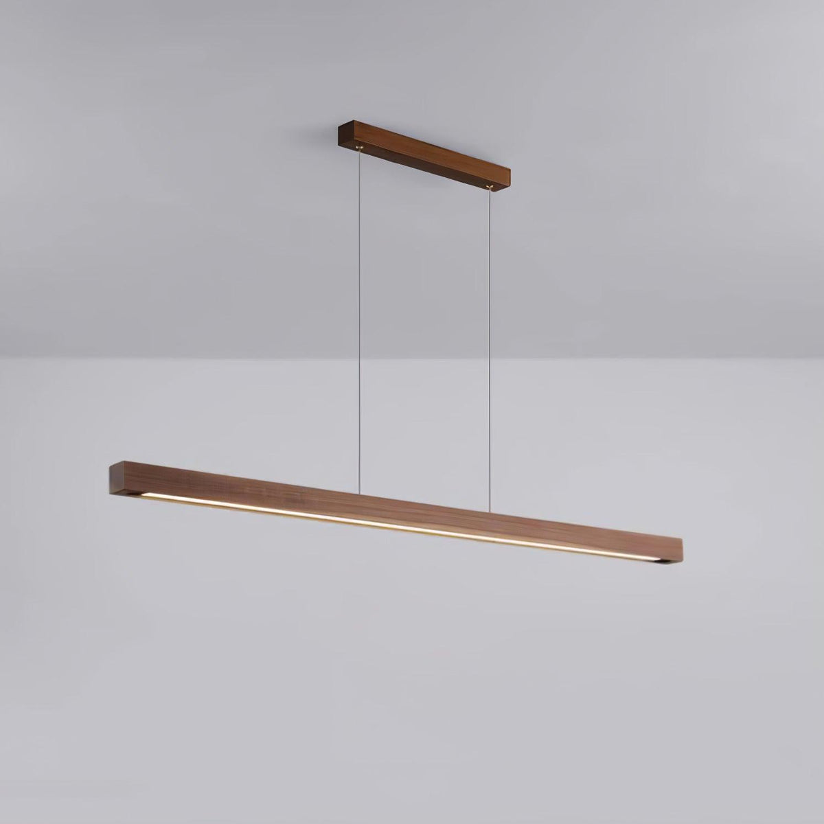 Aro Linear Wooden Pendant Light