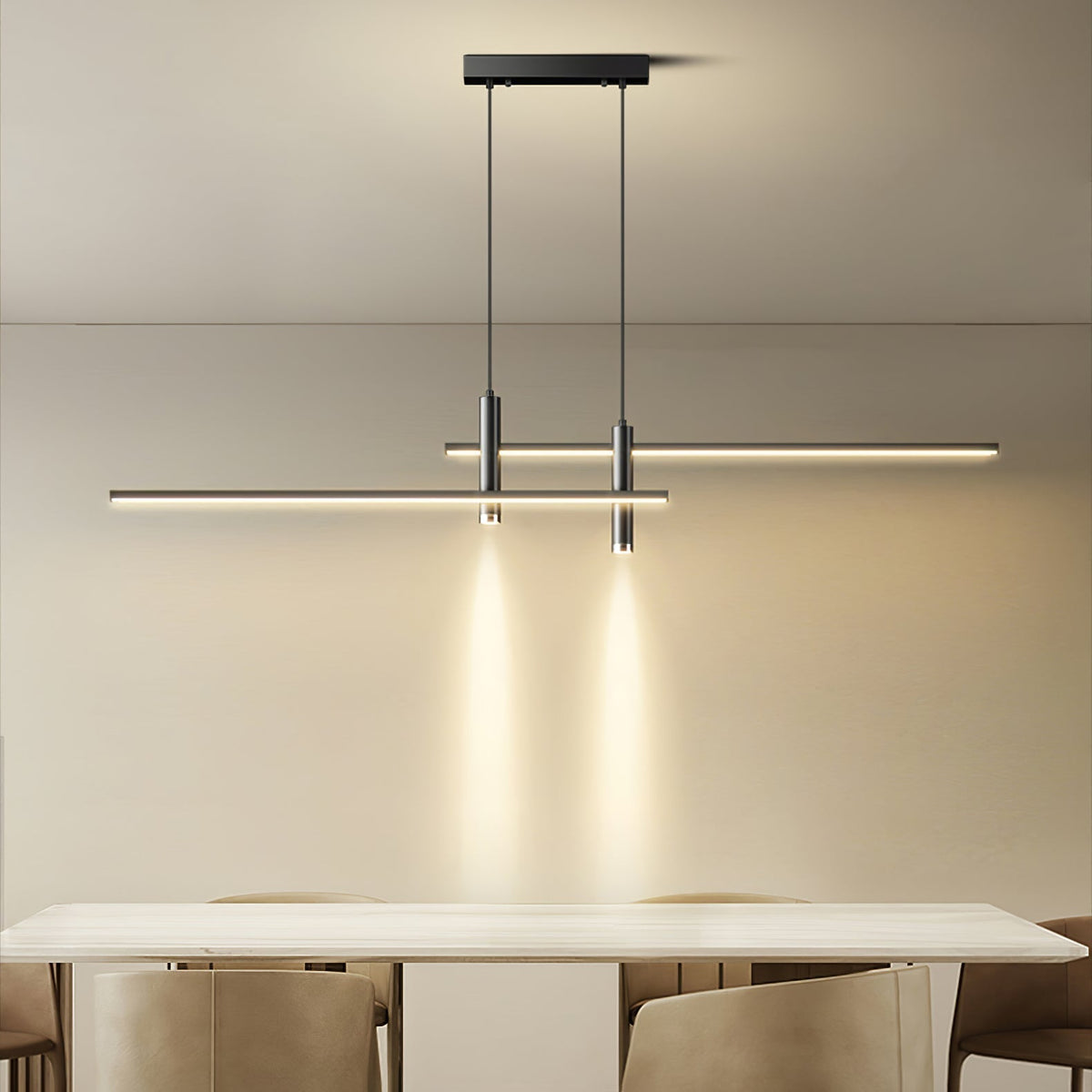 Bemunuk Pendant Light Modern Linear Dining Room