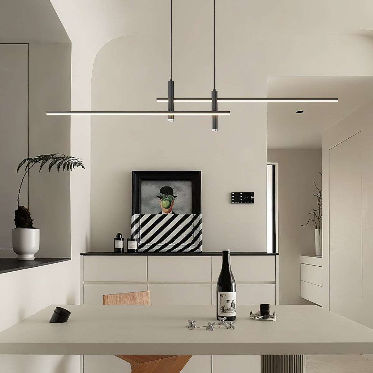 Bemunuk Pendant Light Modern Linear Dining Room