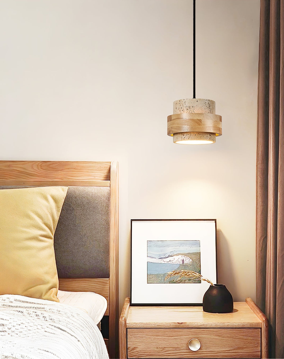 Reribut Pendant Light Travertine
