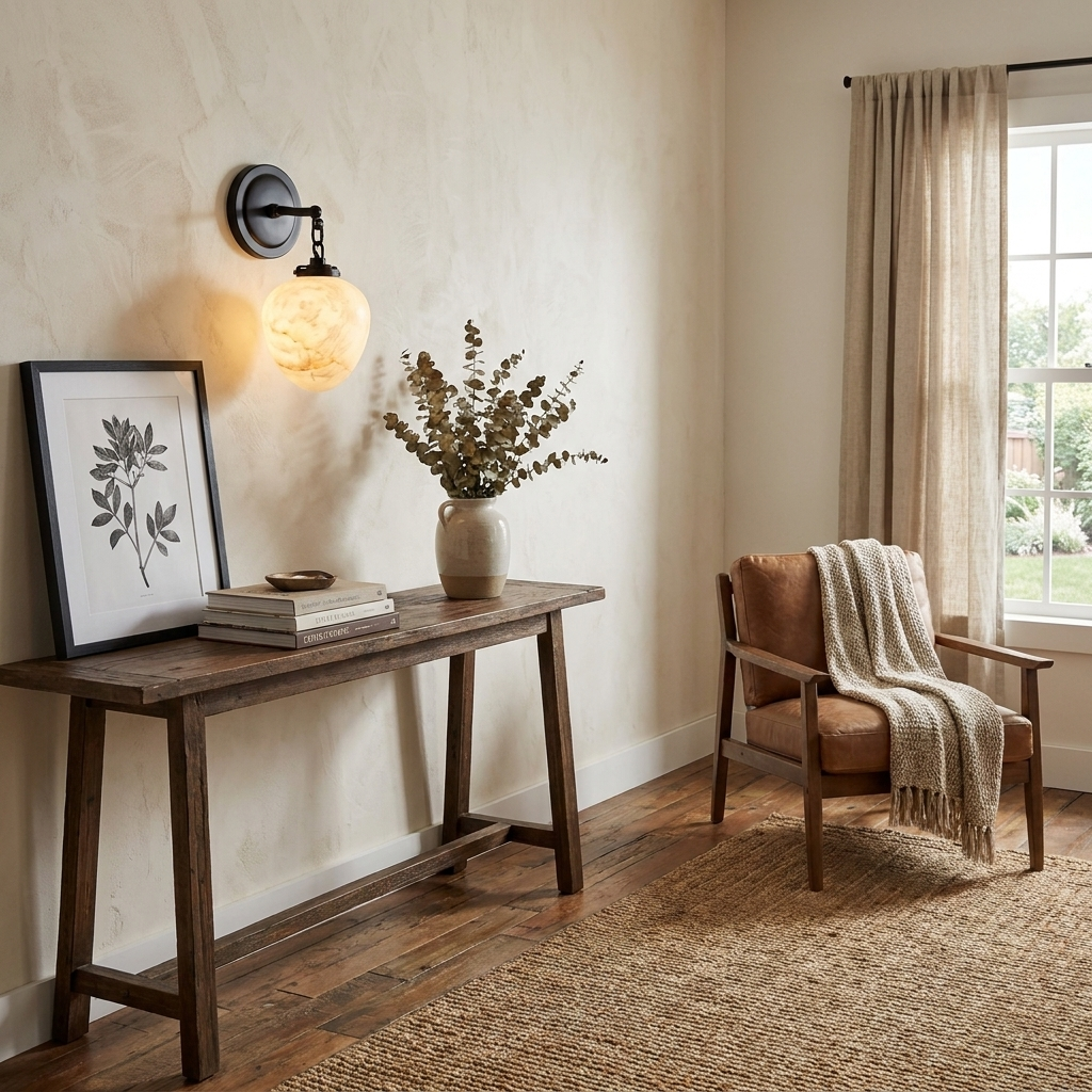 Pemberhurst Alabaster Wall Sconce