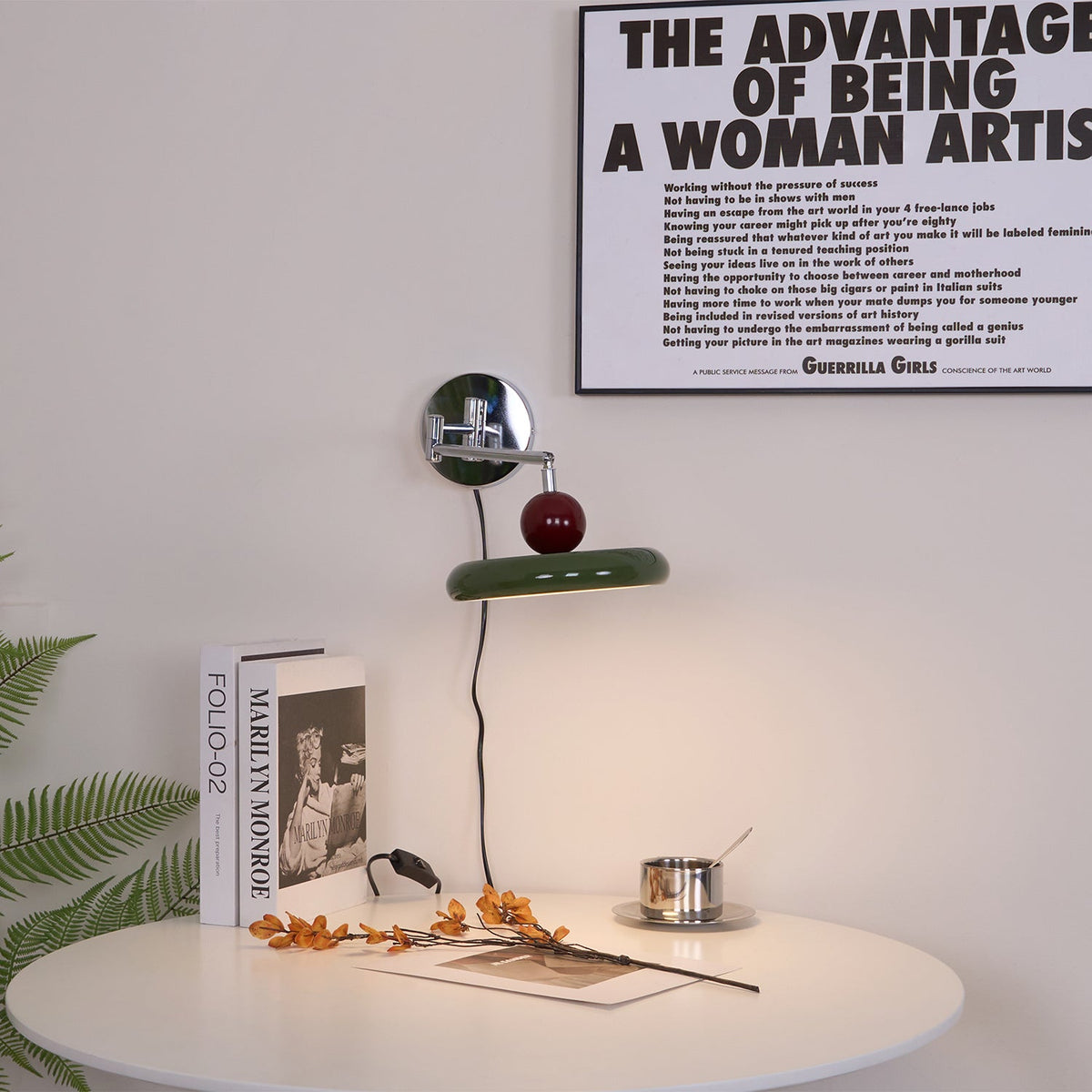 Selenina Plug-in Wall Lamp