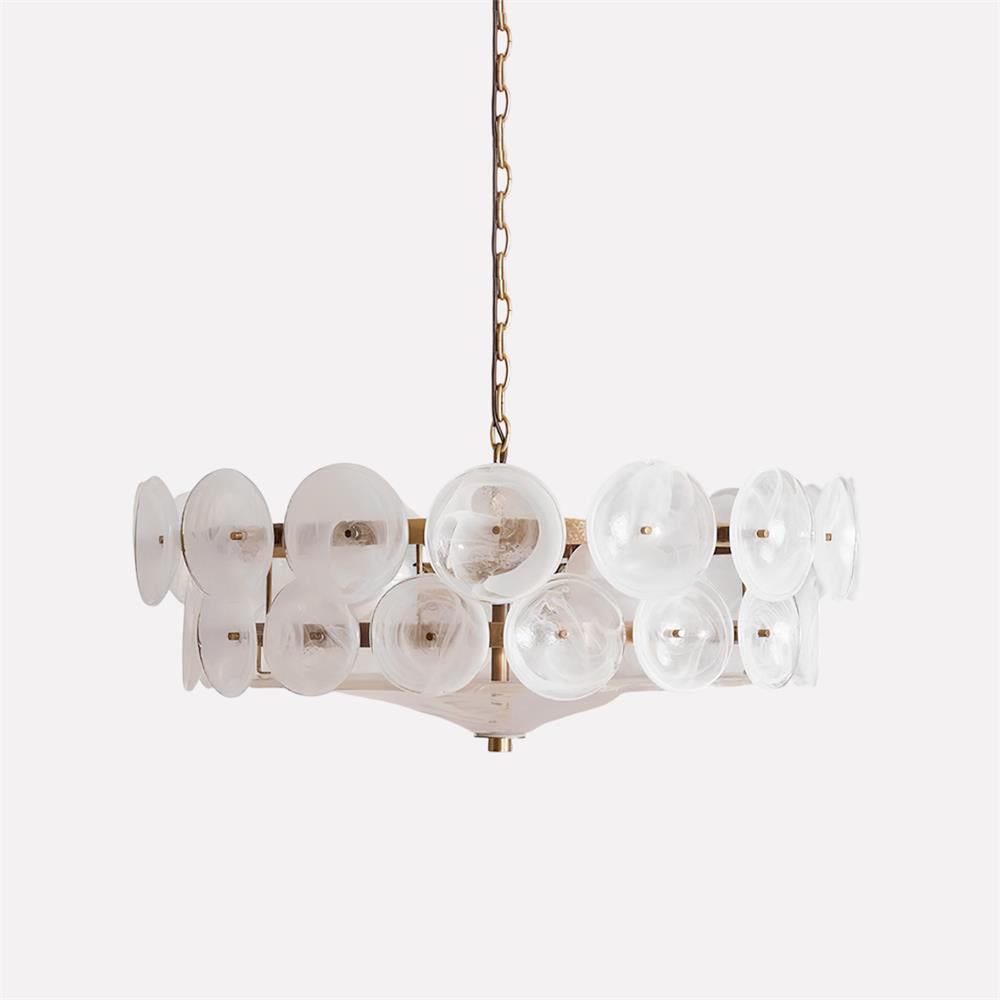 Ventilo Amber Glass Chandelier