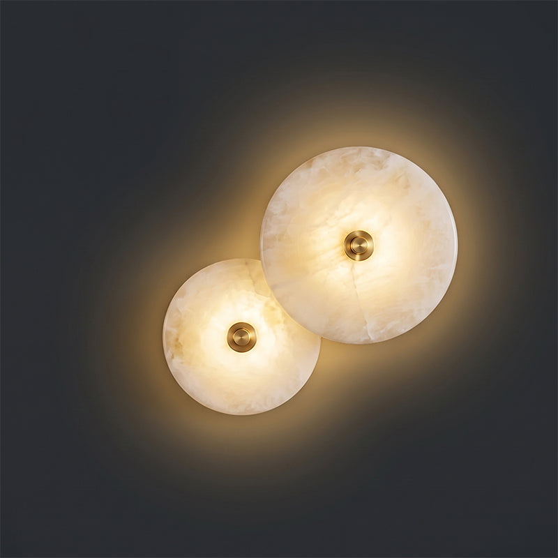 Lotus Alabaster Wall Sconce