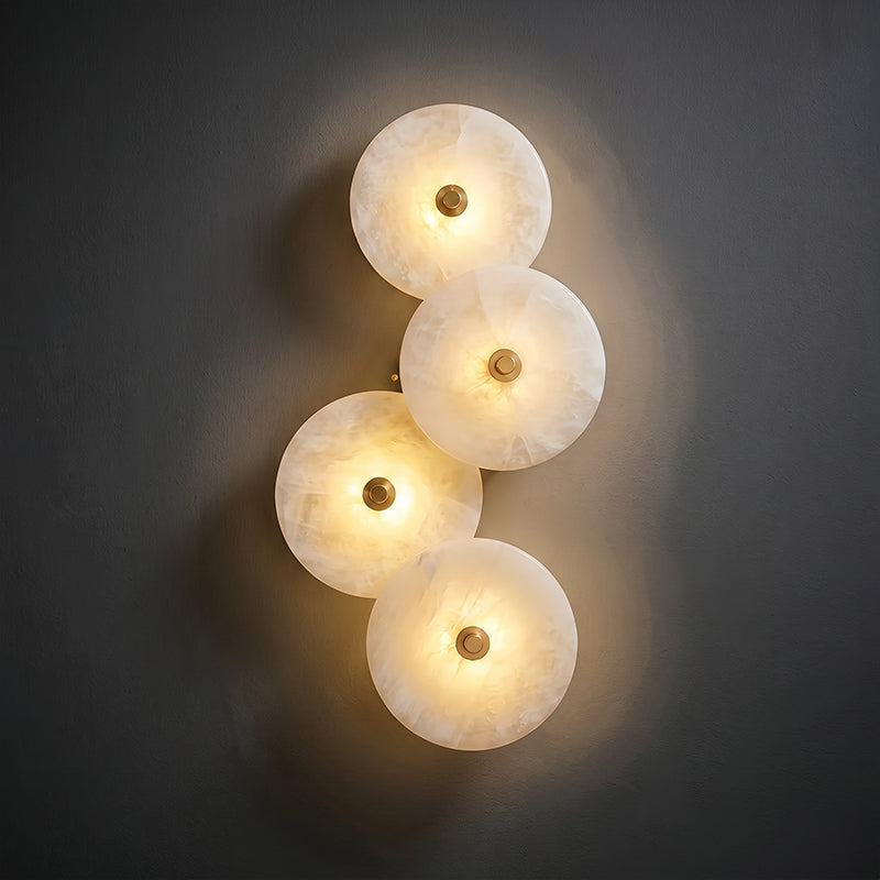 Lotus Alabaster Wall Sconce